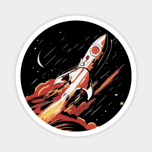 Galactic Dreams - Embarking on an Interstellar Adventure Magnet